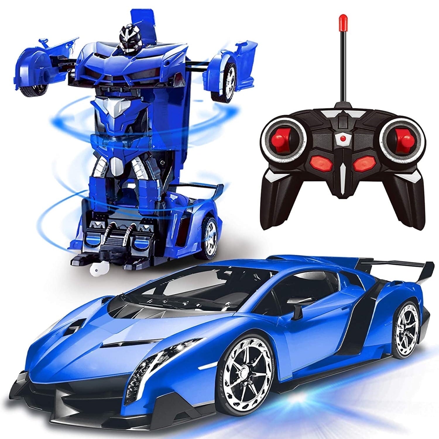 Remote Control Cars, Transform Car Robot, RC Cars for Kids, Boys Gifts Ages 4 5 6 7 8 9 10 11 Year Old Gift